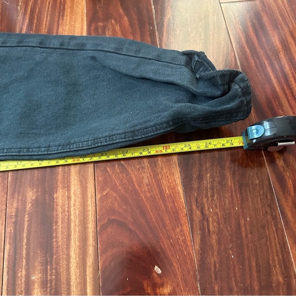 One Teaspoon Awesome Baggies 'Fox Black' Ripped Relaxed Tapered Leg Jeans Sz 30 - Picture 16 of 16